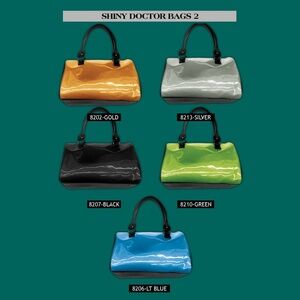 US HANDMADE Doctor Bag2 Satchel Style Shiny Glossy